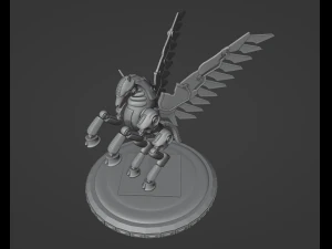 Mechanical Pegasus 3D Print Model