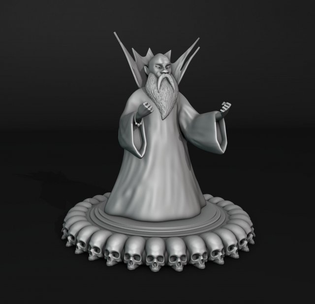 Kelek from Dungeons and Dragons 3D 打印模型 .c4d .max .obj .3ds .fbx .stl .blend 