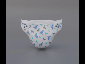 Baby Diaper 3D Model