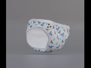 Baby Diaper 3D Model