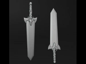 드래곤 슬레이어 소드 3D 프린트 모델