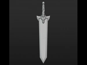 Dragon Slayer Sword 3D Print Model
