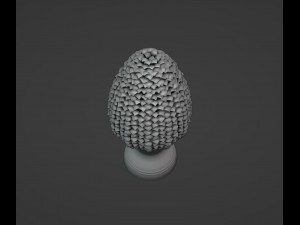 Sicilian Pigna - Pine Cone Ceramic 3Dプリントモデル