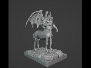 Gorilla Centaur Demon Modèles 3D en vedette