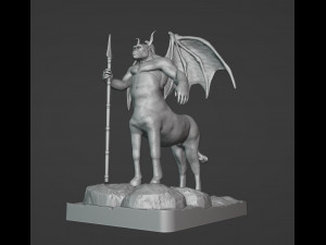 Gorilla Centaur Demon Modèles 3D en vedette