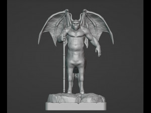 Gorilla Centaur Demon Modèles 3D en vedette