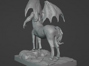 Gorilla Centaur Demon Modèles 3D en vedette