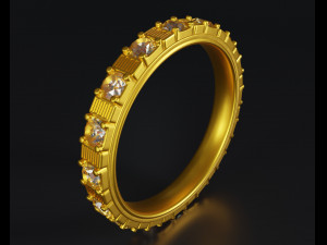 Diamond Ring Modelo de Impressão 3D