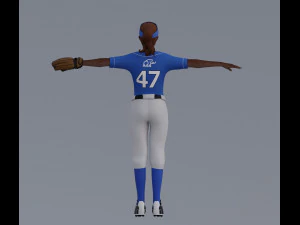 Female Softball Players Pack - Rigged 3D Model