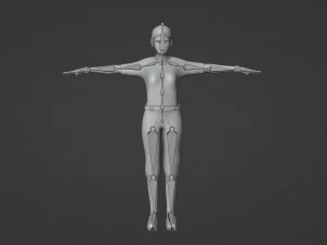 Female Softball Players Pack - Rigged 3D Model