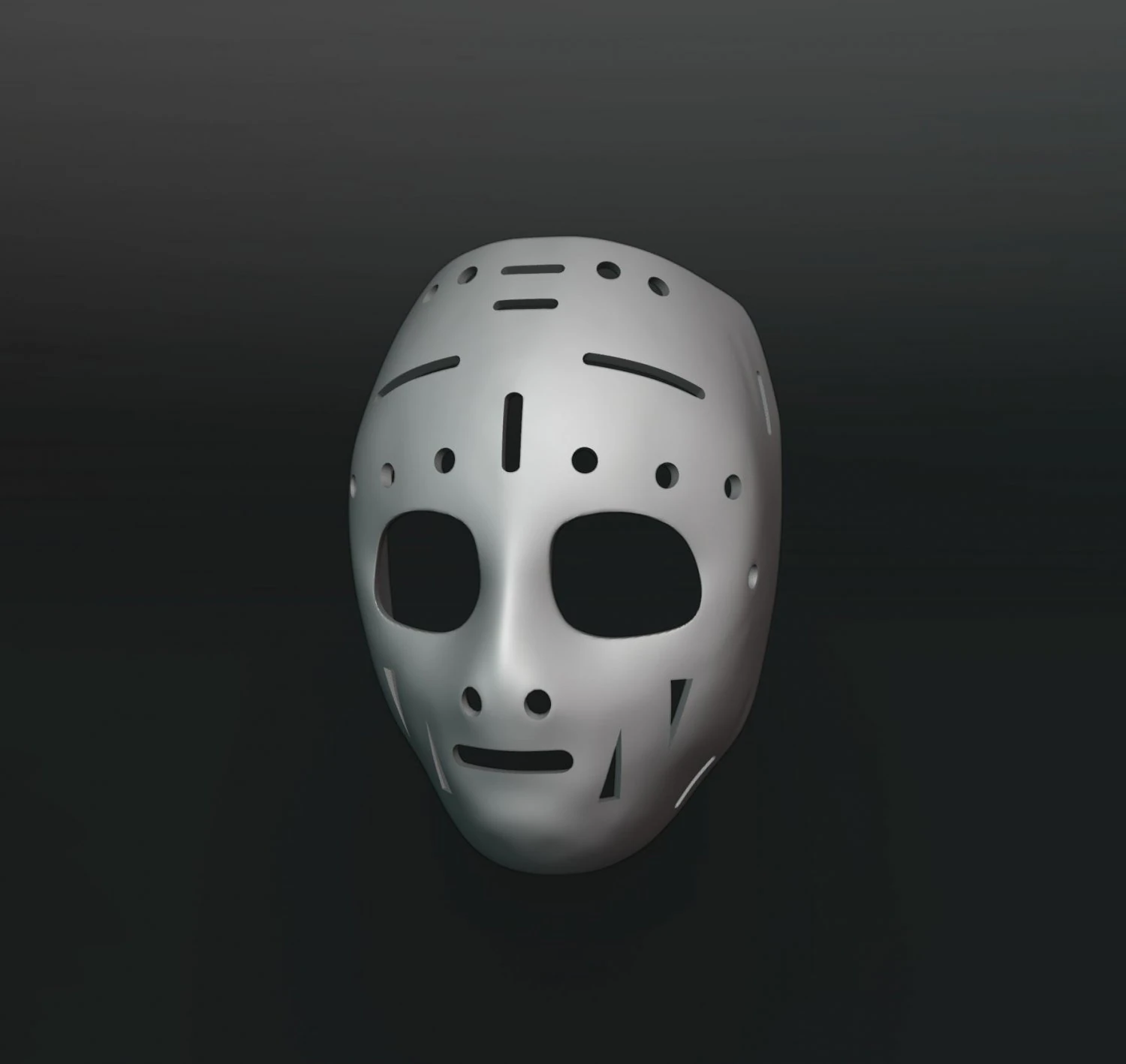Gerry Cheevers Mask Hockey 3D Print Model .c4d .max .obj .3ds .fbx .stl .blend