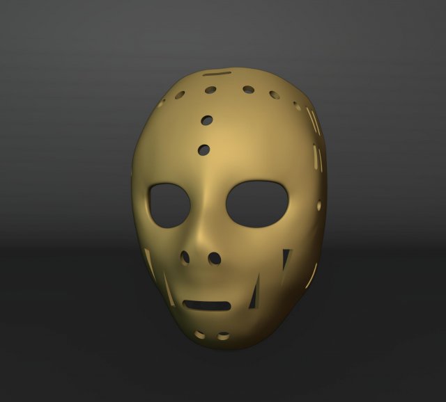 Jim Rutherford Mask Hockey 3D Print Model .c4d .max .obj .3ds .fbx .stl .blend 
