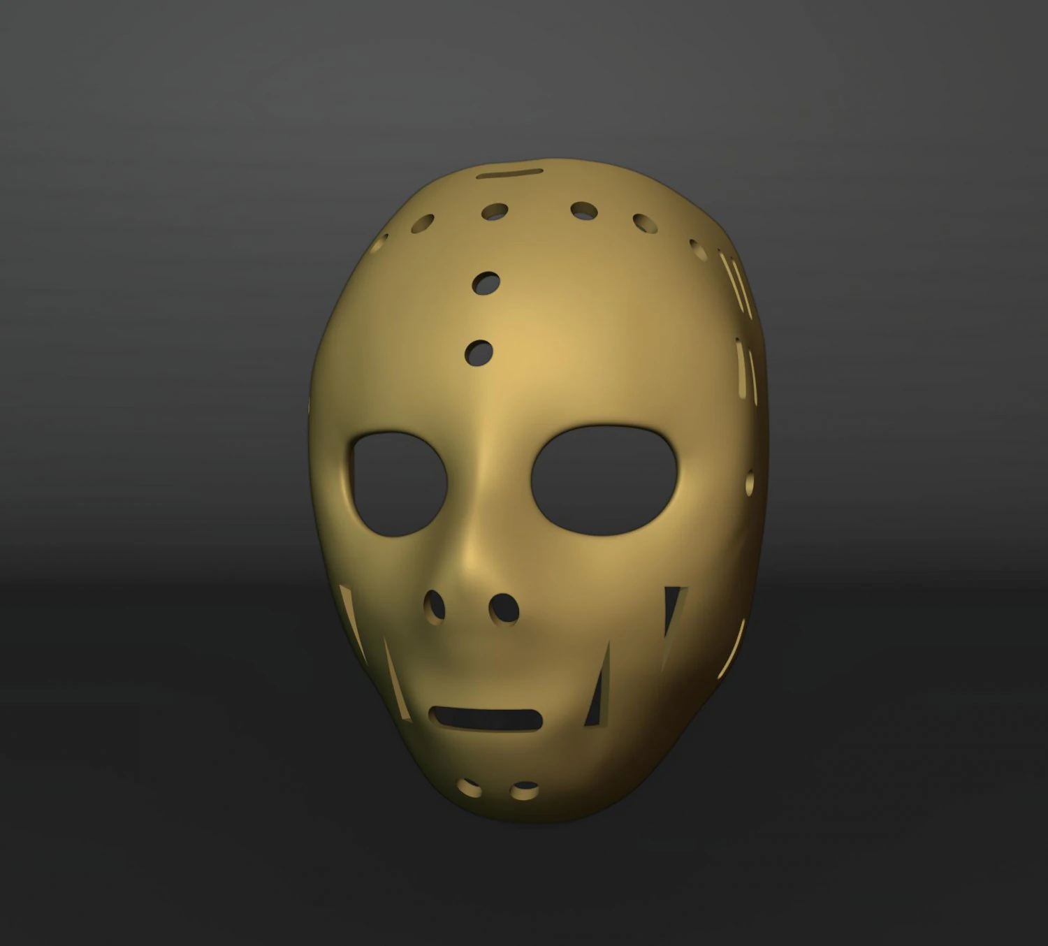 Jim Rutherford Mask Hockey 3D Print Model .c4d .max .obj .3ds .fbx .stl .blend 