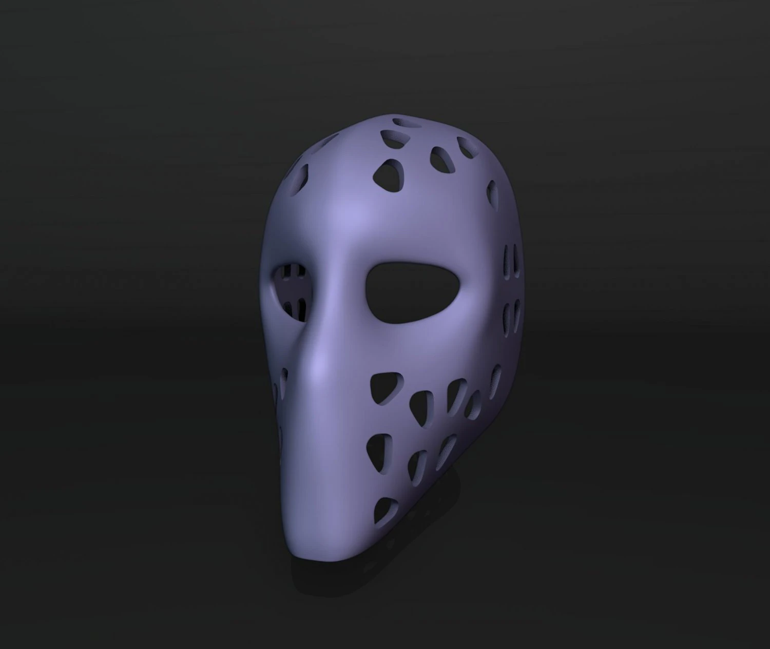 Ken Dryden Mask Hockey 3D Print Model .c4d .max .obj .3ds .fbx .stl .blend 