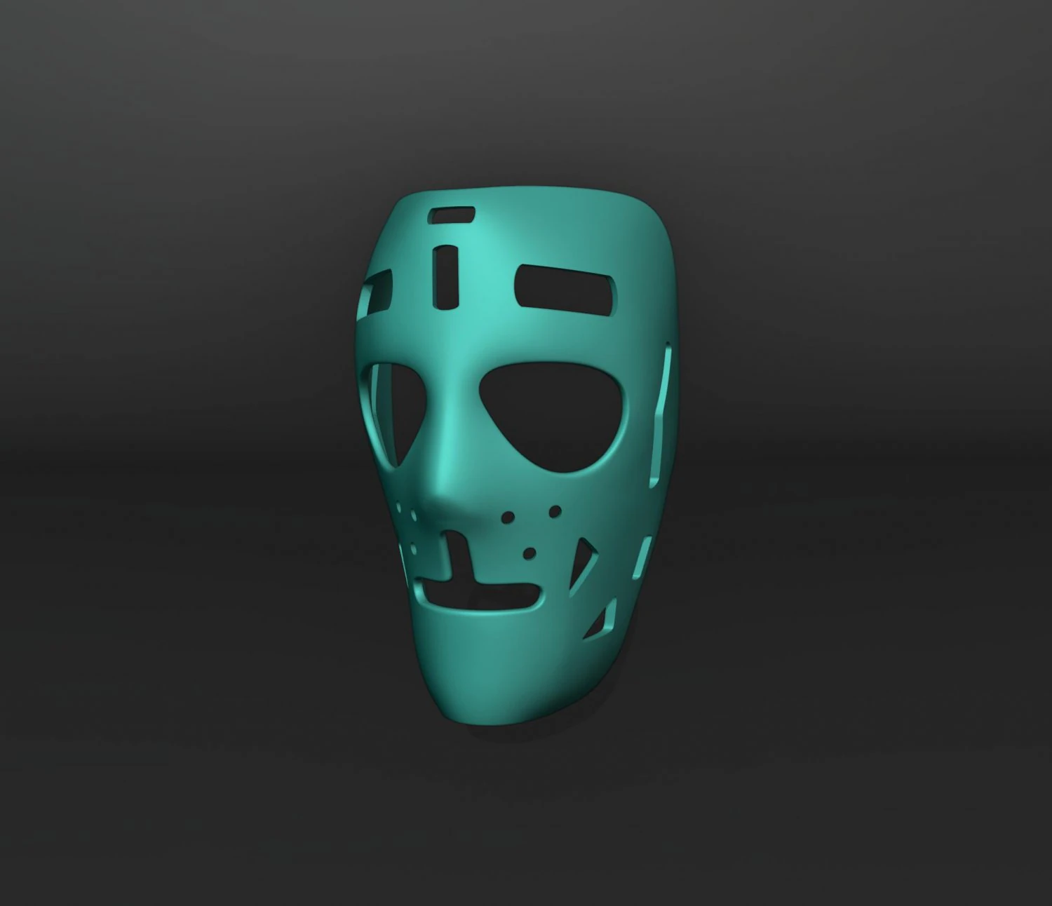 Terry Sawchuk Mask Hockey 3D Print Model .c4d .max .obj .3ds .fbx .stl .blend 