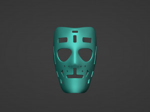 Terry Sawchuk Mask Hockey 3D-printmodel