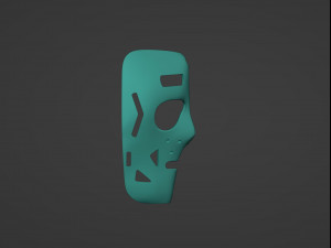 Terry Sawchuk Mask Hockey 3D-printmodel