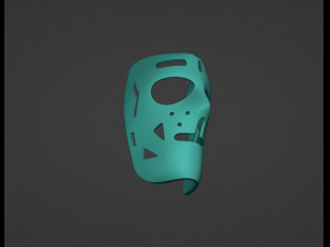 Terry Sawchuk Mask Hockey 3D-printmodel