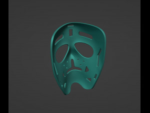 Terry Sawchuk Mask Hockey 3D-printmodel