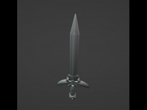 Barbarian Sword 3D प्रिंट मॉडल