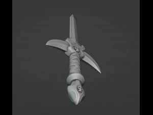 Barbarian Sword 3D Print Model