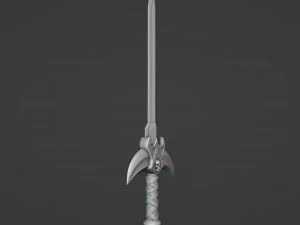 Barbarian Sword 3D Print Model