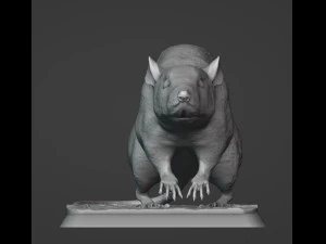 Rat 3D Print Model
