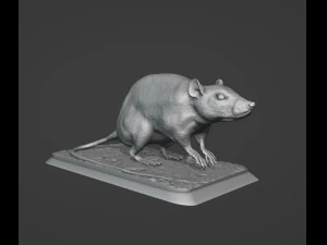 Rat 3D Print Model