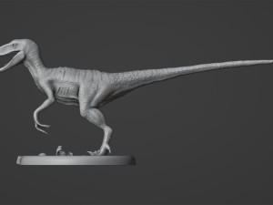 Velociraptor 3D 打印模型