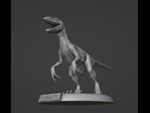 Velociraptor 3D 打印模型