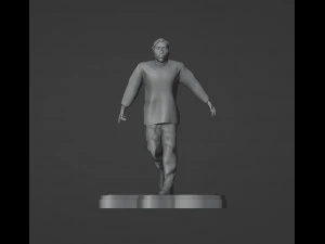 Tupac Spitting Statue 3D Print Model
