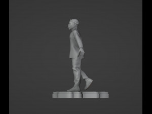 Tupac Spitting Statue Modelo de Impressão 3D