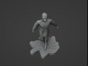 Tupac Spitting Statue Modelo de Impressão 3D