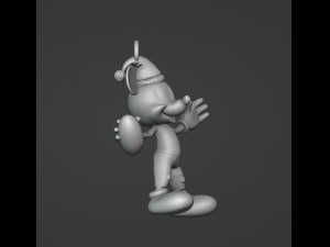 Football Mickey Christmas Ornament 3D Принт Модель