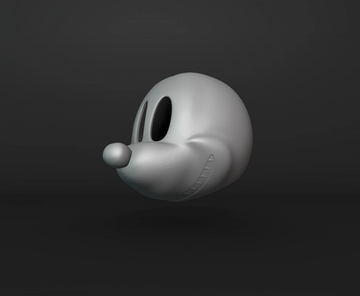 Evil Mickey Mouse Helmet 3D Print Model .c4d .max .obj .3ds .fbx .stl .blend