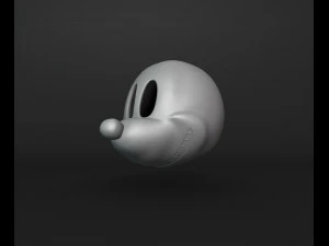 Evil Mickey Mouse Helmet 3D Print Model