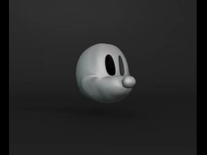 Evil Mickey Mouse Helmet 3D Print Model