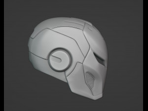 Iron Woman Helmet 3D 프린트 모델