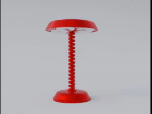 Futuristic Table Lamp 3D Model