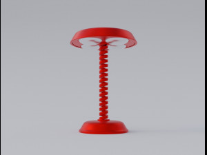 Futuristic Table Lamp 3D Model