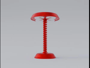 Futuristic Table Lamp 3D Model