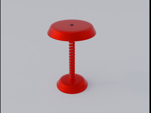Futuristic Table Lamp 3D Model