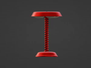 Futuristic Table Lamp 3D Model