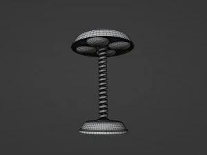 Futuristic Table Lamp 3D Model