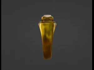Racing Car Ring 3D Print Model