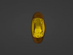 Racing Car Ring 3D Print Model
