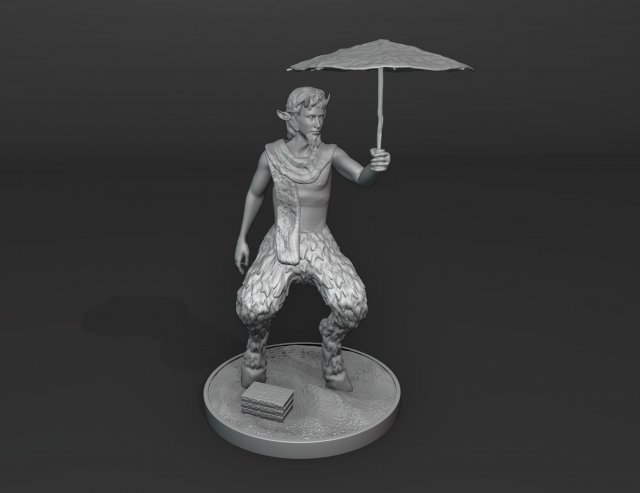 Mr Tumnus From Narnia 3D 打印模型 .c4d .max .obj .3ds .fbx .stl .blend 