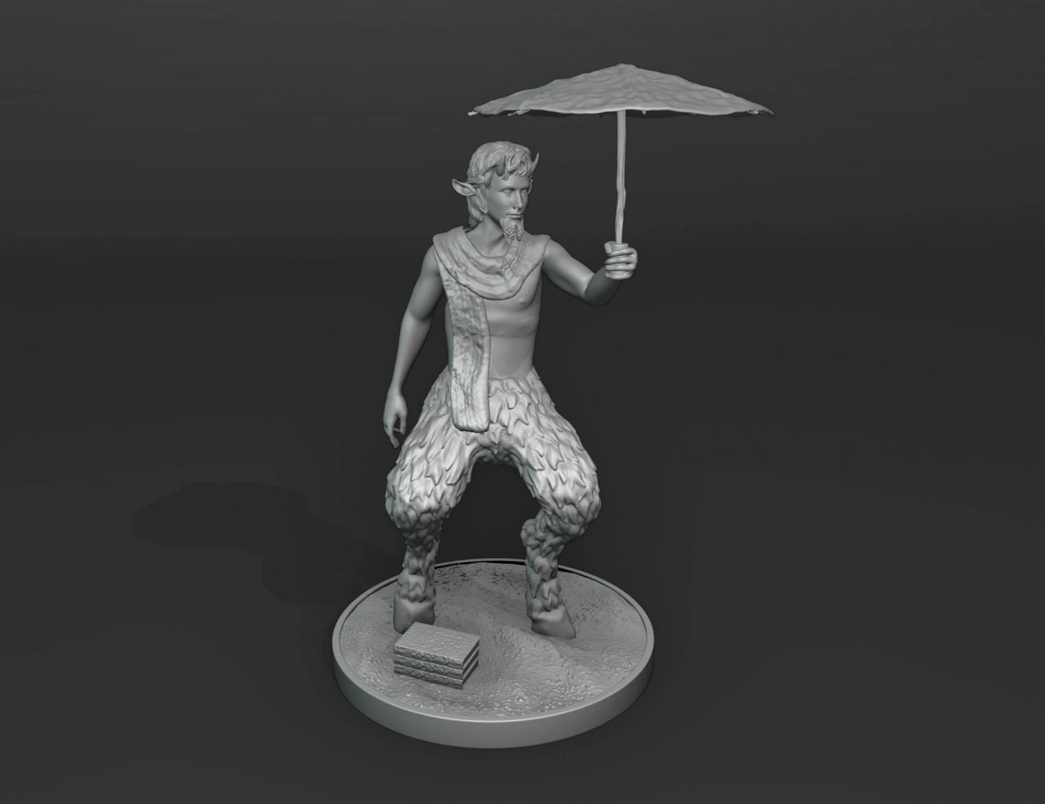 Il signor Tumnus di Narnia Modello di stampa 3D .c4d .max .obj .3ds .fbx .stl .blend 