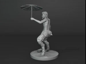 Il signor Tumnus di Narnia Modello di stampa 3D