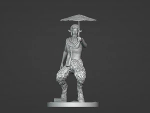 Il signor Tumnus di Narnia Modello di stampa 3D